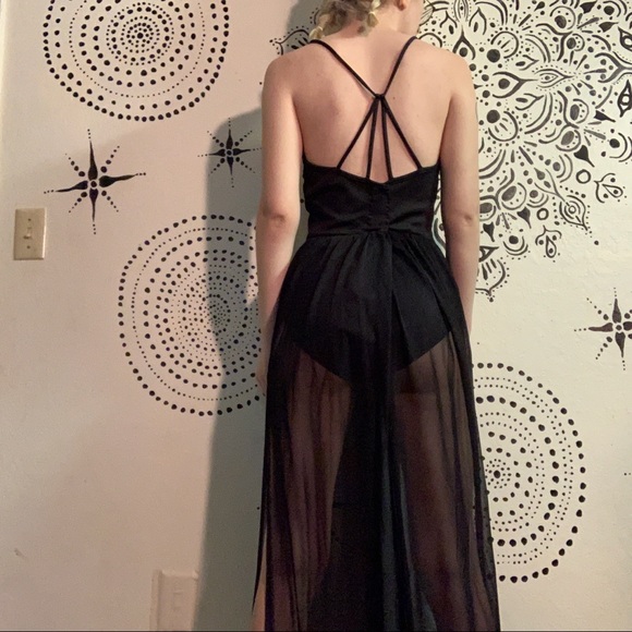 Goth Prom Dress - Picture 3 of 5